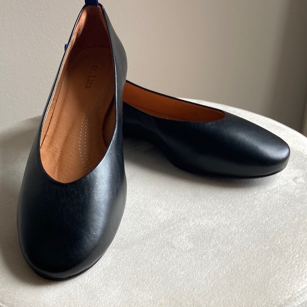 NWOB Black Ballet Flats Sized 7-7.5
